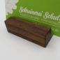 Preview: Kartenhalter Nussbaum 6 cm
