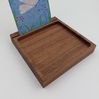 Visitenkartenhalter Eiche