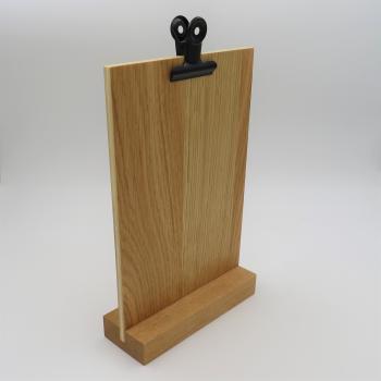 A5 Display / Halter aus Eichenholz, geölt