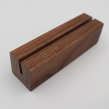 Kartenhalter Nussbaum, 12 cm