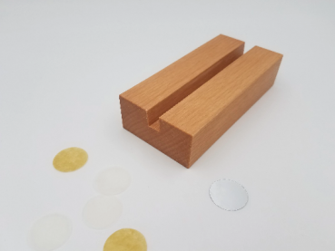 Kalendersockel Buchenholz, 12 cm