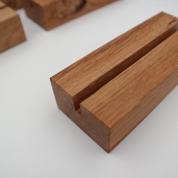 B-Ware Kalendersockel Eichenholz, 12 cm