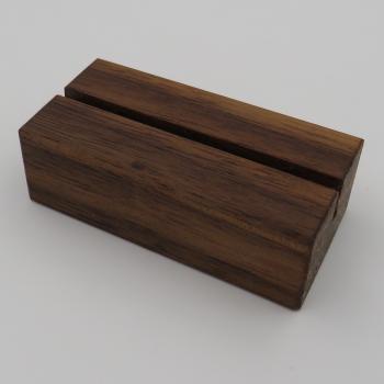 Kartenhalter Nussbaum 6 cm
