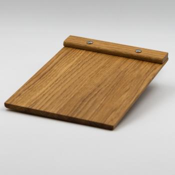 A5 Klemmbrett / Speisekarte / Display / Halter aus Eichenholz, geölt