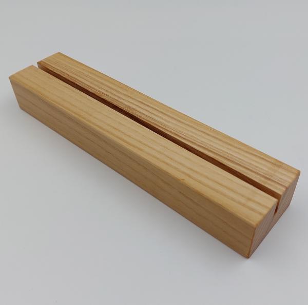 Kartenhalter Esche geölt, 21 cm, B-Ware