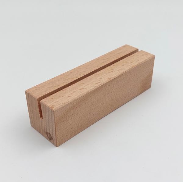 Kartenhalter Buche / Kernbuche, 10 cm