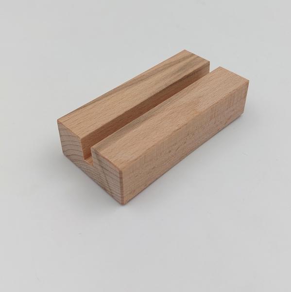 Kalendersockel Buchenholz / Kernbuche natur, 8 cm