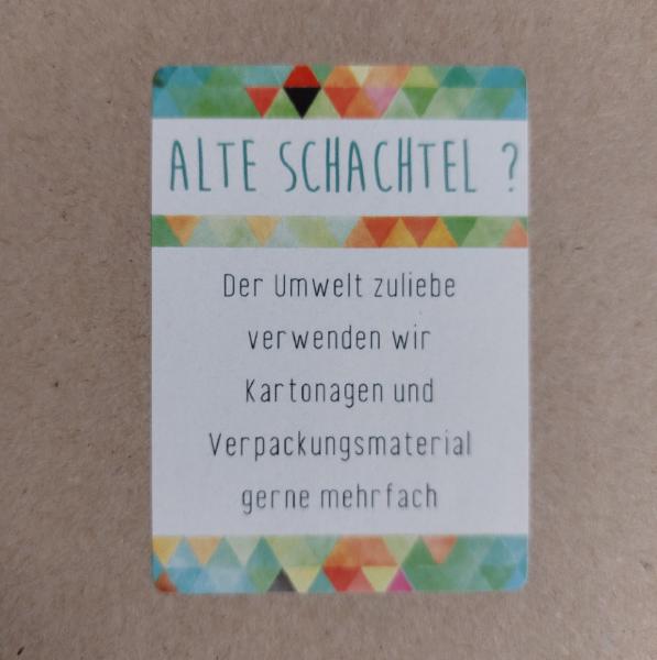 Aufkleber " Alte Schachtel", bunt, 100 Stück