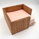 Box aus Eichenholz, geölt, für Servietten